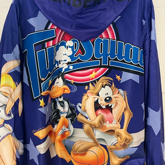 Space Jam Purple Members Only Windbreaker Unisex Sz XL NWT (90’s Retro) - Picture 5 of 8